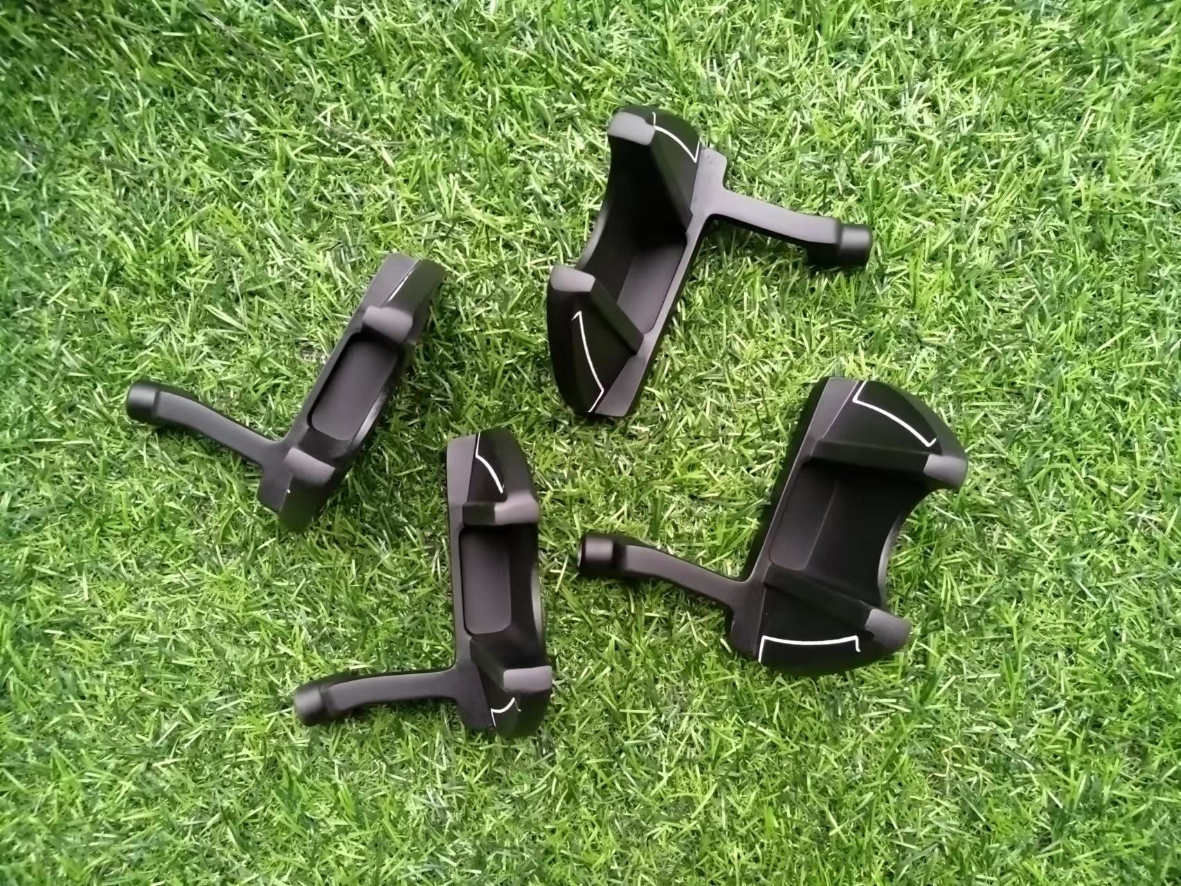 mallet golf putter, golf head , golf putter , complete golf putter