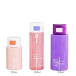 150ml 200ml 300ml makeup remover bottle cosmetic plastic bottle PET PP Personal