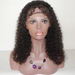 Afro Curl Virgin Human Hair Full Cuticle Brazilian Lace Wigs for african women