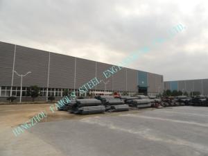 Wholesale 75 X 95 Multispan Prefab ASTM Industrial Steel Buildings , Fireproof Painting Storage House from china suppliers
