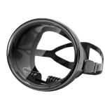 Steel Frame One Piece Oval Round Snorkel Mask Diving Spearfishing Goggles