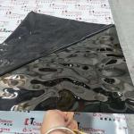 Foshan Factory Direct PVD Black Titanium Water Ripple Stainless Steel Sheet