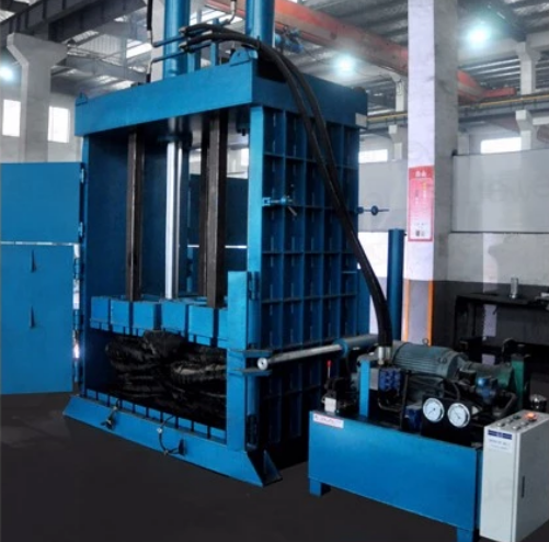 Vertical Hydraulic Baler Scrap Metal Baler Tire Baling Baler Machine For Sale