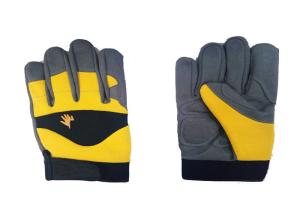 Wholesale Excellent Grip Mechanic Work Gloves , Customized Synthetic Leather Gloves from china suppliers
