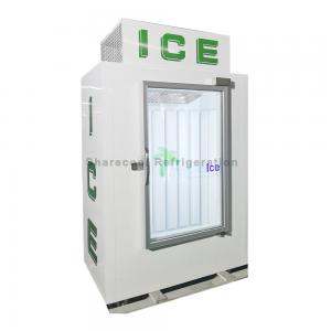 Wholesale 42 Cubic Feet Ice Storage Bin Freezer R404a Refrigerant Defrorsting Glass Door from china suppliers