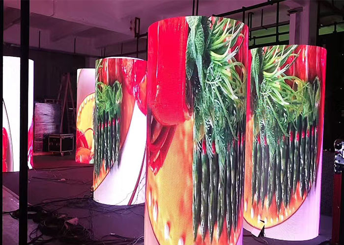 Indoor Flexible LED Displays P2.5 P2 P3 Soft Led Module 80x40 Dots