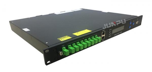 Network Catv EDFA Optical Amplifier 1550nm 8 Ports 18dbm SC APC 1U