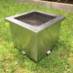 Food Grade Smokeless Wood Fire Pit BBQ , Ss 304 Wood Pellet Smokeless Fire Pit