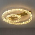 Luxury Ring Ceiling Lamp Modern Bedroom Living Room Crystal Ceiling Lamp(WH-CA