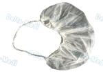 Single / Double Elastic Disposable Surgical Caps , Non Woven White Surgical