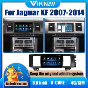 Wholesale 8 Inch Touch Screen Head Unit For 2007--2014 Jaguar XF GPS Navigation Multimedia Player Wireless Carplay BT 4G from china suppliers