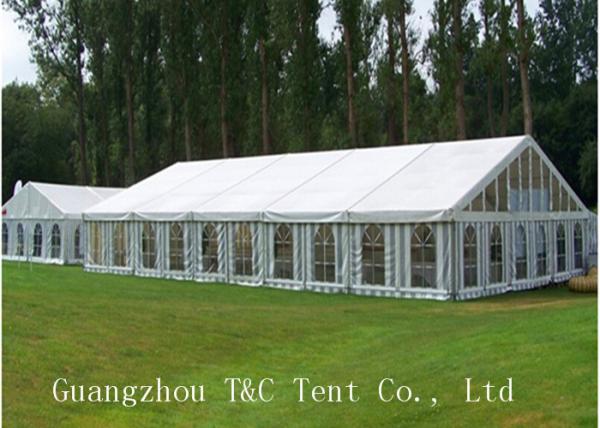 500 People Outdoor Waterproof Tent , White Commercial Event Tents None Interior