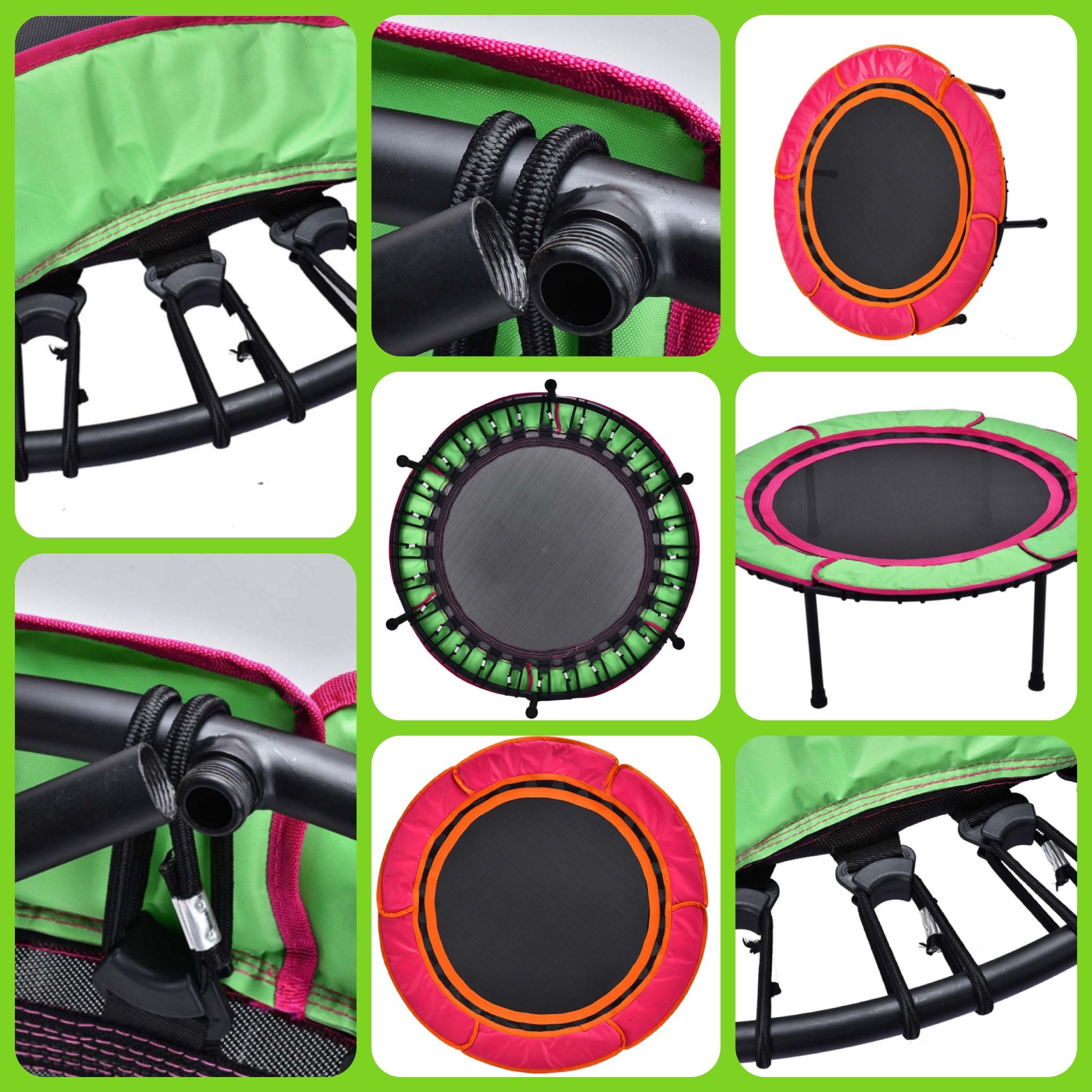 China Manufacture Gymnasitc Small Trampoline for Children & Adults/ MIni Fitness Jumping Bed
