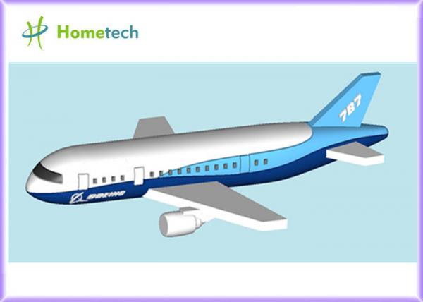 Quality 8GB High-Speed Airplane 787 Shape Customized USB Flash Drive / USB Keys 4GB Air Plane for sale