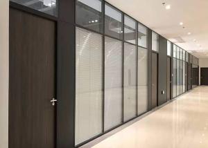Wholesale Acoustic Steel Solid Partition Wall Prefabricated Demountable Glass Office Partitions from china suppliers