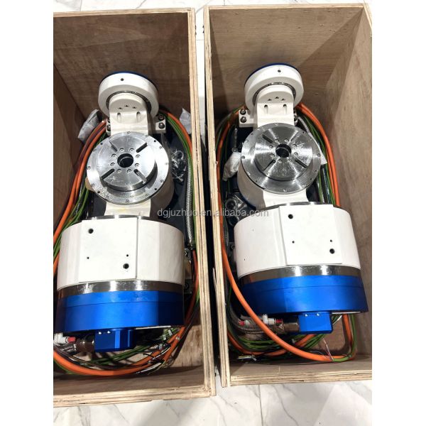 Direct Drive Torque Motor Cradle Five Axes 5axis Rotary Table with Ourth-axis Function and Five-axis Function Technical Service