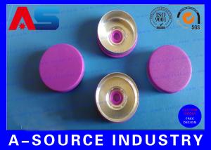 Wholesale Light Purple Color 20 mm Flip Off Cap with Aluminum Plastic Material ISO 9001 from china suppliers