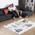 XPE FOAM Childrens Playroom Rug Thickened Baby Room Foldable Crawling Mat