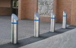 400mm X70mmH High Security Street Slop Top Bollards The Ultimate Protection