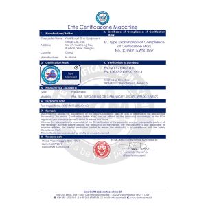 Wuxi Smart CNC Equipment Group Co.,LTD Certifications