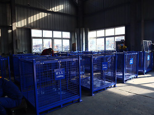 Efficient Storage Solution Collapsible Pallet Cage With Customizable Features