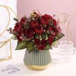 Wholesale High Quality Natural-like Peony Clove Artificial Flower bunch Wedding