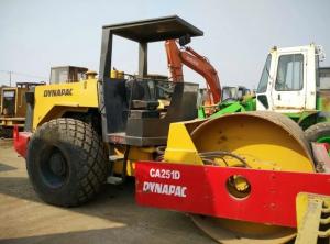 Wholesale Open Cabin Used Road Roller , New Paint Drum Roller Compactor Dynapac CA251D from china suppliers