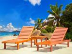 Beach Chair Solid Wooden Outdoor Furniture Folding Recliner Sofa For Hotel