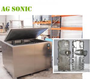 China Long Large Gas Turbine Parts Ultrasonic Engine Cleaner Oil Filteration 360L Tank on sale