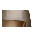 Rose Gold 1 Bowl PVD Nano Undermount Stainless Steel Kitchen Sink For Farmhouse