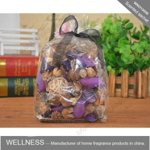Wholesale Car Perfume Bag Scented Potpourri Bag With Black Ribbon , Personalised Size from china suppliers