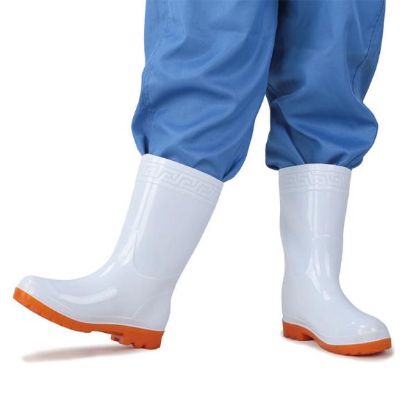 Anti-Slip Outdoor Work Rubber Boots High Heel Standard Custom Logo Waterproof