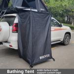 Pop-Up Outdoor Tenting LED Light Camping Shower Tent for Car Side Bathing Toilet