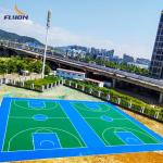 Easy Clean Indoor Outdoor Polyurethane Athletic Flooring Modular Sports Flooring