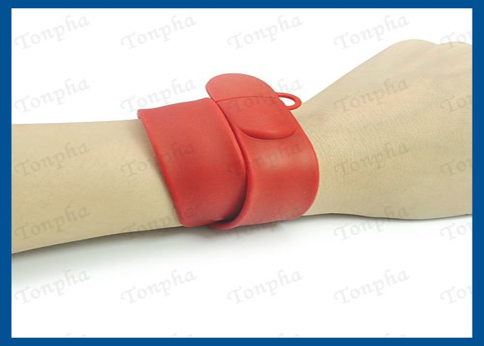 Twister Wristband Flash Drive Full Capacity With Custom Printed Logo