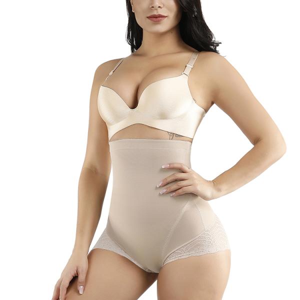 Plus Size TUMMY CONTROL LACE Women Butt Lifter Shapewear with Nonwoven Weaving Method