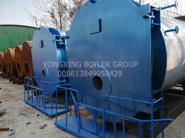 Energy Saving Gas Condensing Boiler , Food Factory Gas Fired Boiler 93%
