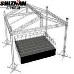 Stage Lighting Aluminum Spigot Truss 300x300mm For Concert