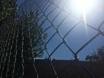 green wire mesh/hurricane fence PVC PE coated Chain Wire Hurricane Fence