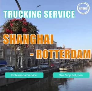 Wholesale Low Price Logistics International Shipping Forwarding Agent Trucking Freight From Shanghai To Rotterdam from china suppliers