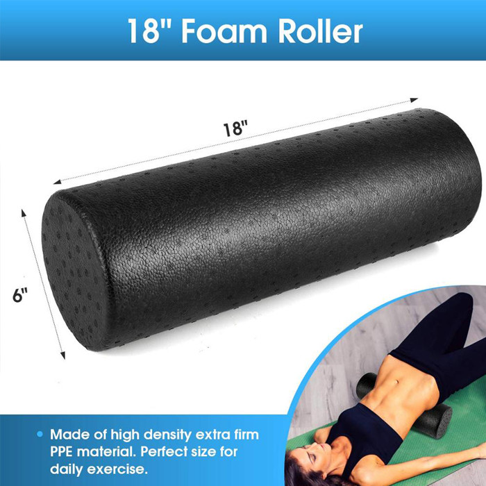 PP EPP Latex PVC Foam Roller Set 10 In 1 Spiky Ball , Massage Stick Resistance Band