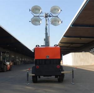 Wholesale Stable 5.0kw Diesel Light Tower Compact Structure Small Footprint from china suppliers