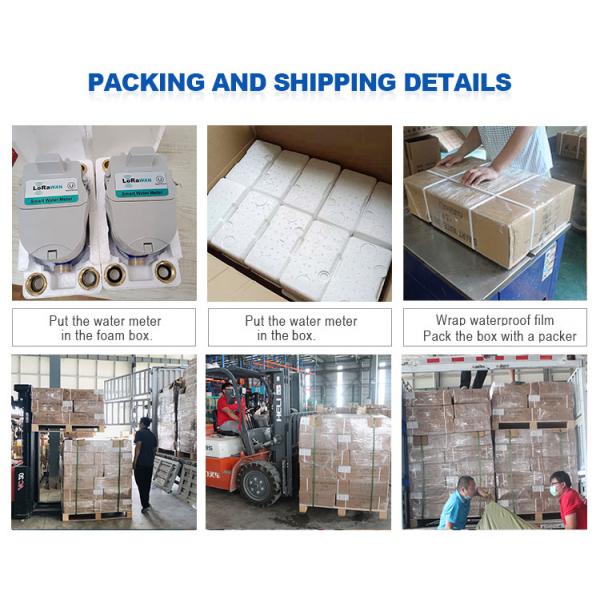 Lorawan Gateway Outdoor Lorawan Remote Control Smart Pre Paid Remote Water Meters Shut off Valve