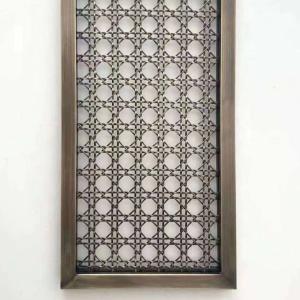 Wholesale Burnished Brass Crimped Wire Grille Diamond Metal Wire Mesh Waterproof from china suppliers
