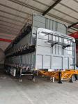 3 Axle Bulk Goods Transport Side Wall Trailer with Fuwa / BPW Axle and Steel