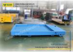 Heavy Material Industrial Motorized Carts / Battery Transfer Cart Emergency Stop