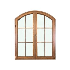 Wholesale French Style Wood Aluminium Frame Windows Inward Swing Arched Casement Windows from china suppliers