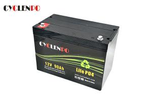 Wholesale High Performance 12V LiFePO4 Lithium Battery 90ah Deep Cycle Customized Color For Car from china suppliers