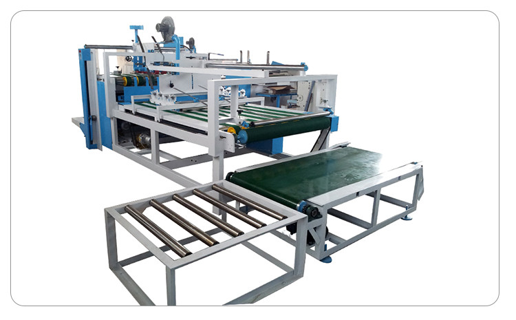 Semi Automatic Carton Folder Gluer Machine / One Piece Box Folder Gluer Machine ZXJ2600