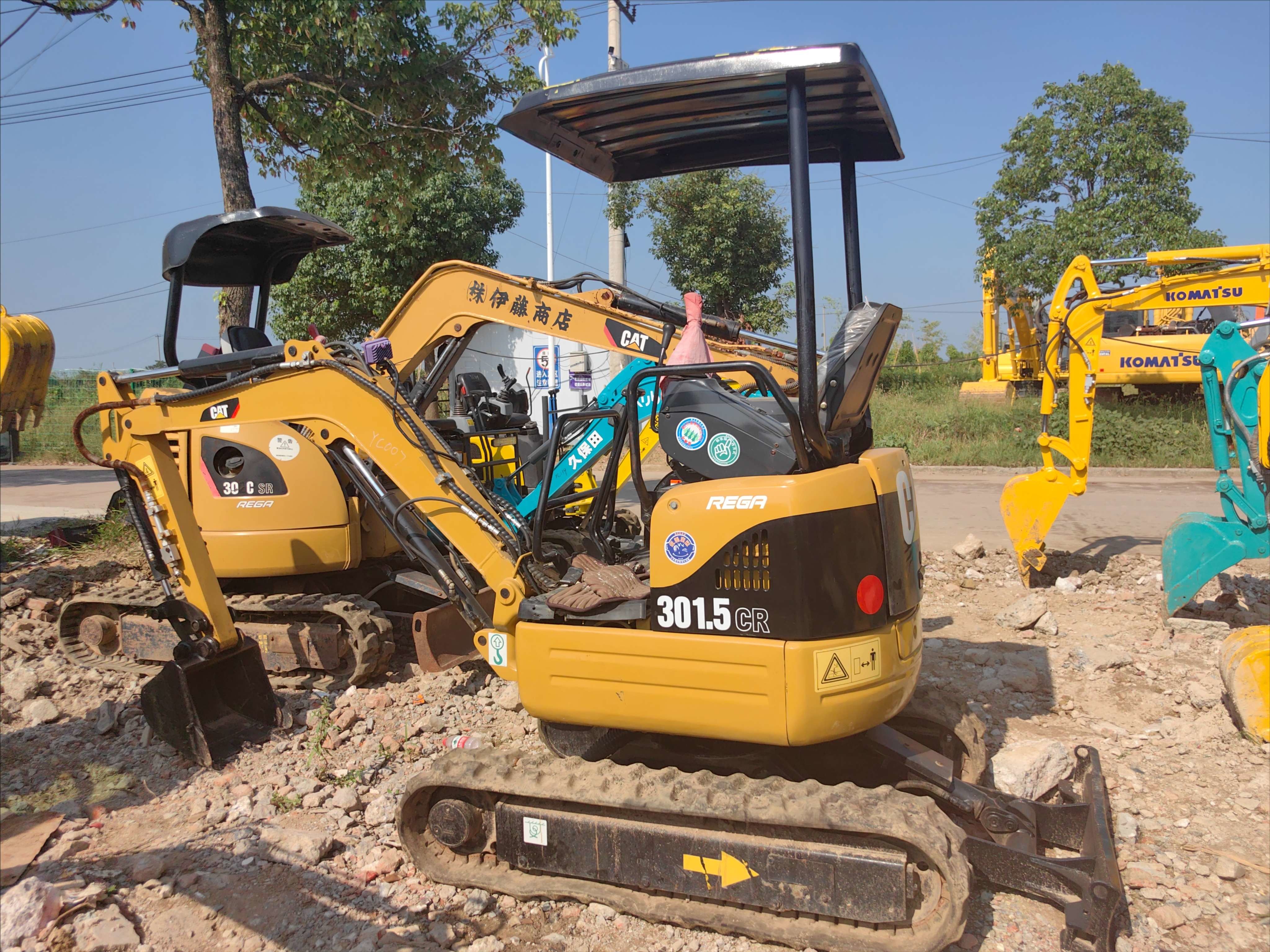 Caterpillar hydraulic Crawler 0.8 Ton 1 Ton 1.5 Ton 1.8 Ton 2 Ton Used Mini Excavator